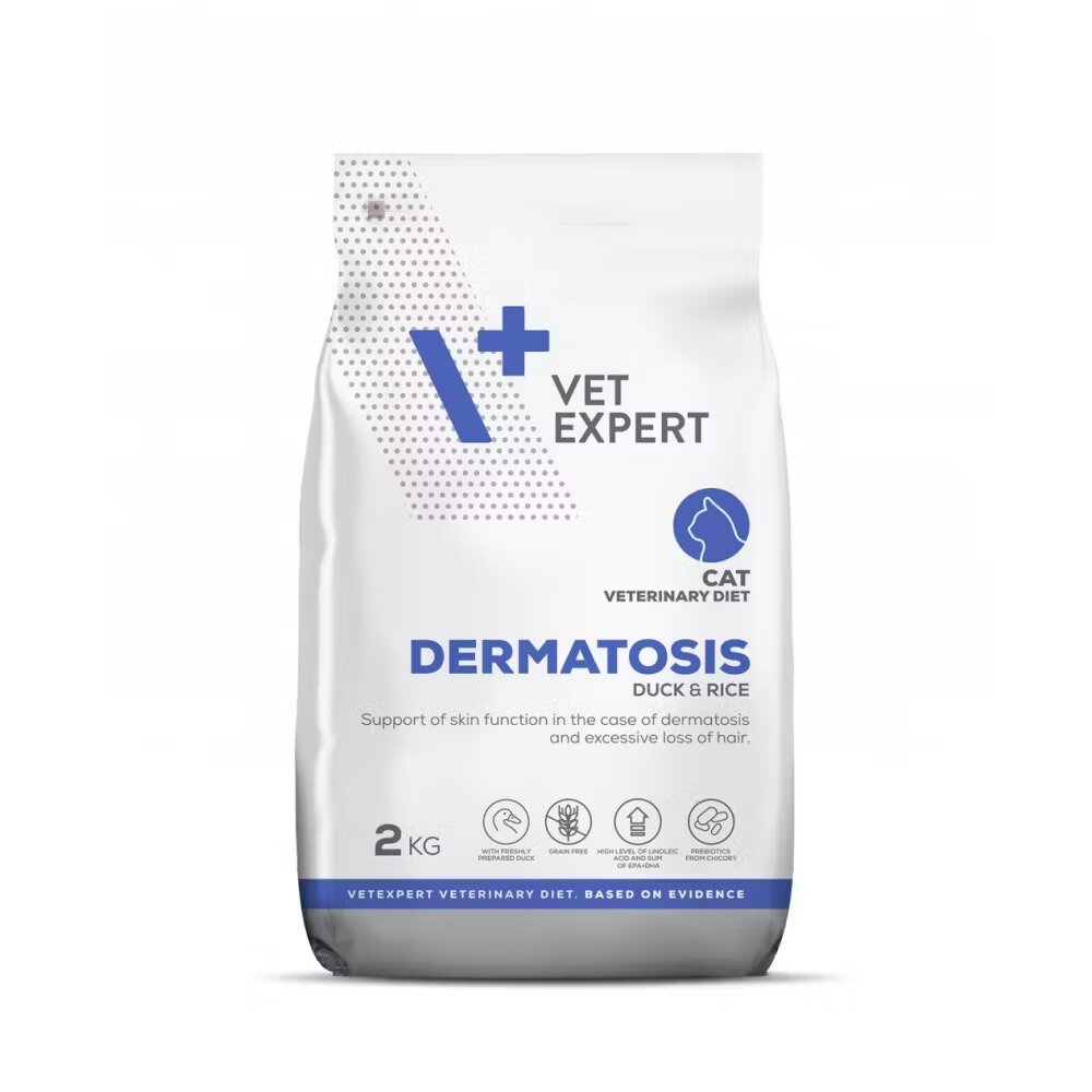 Vetexpert 4T Dieta Veterinara Dermatosis Cat Rata & Orez 2 kg