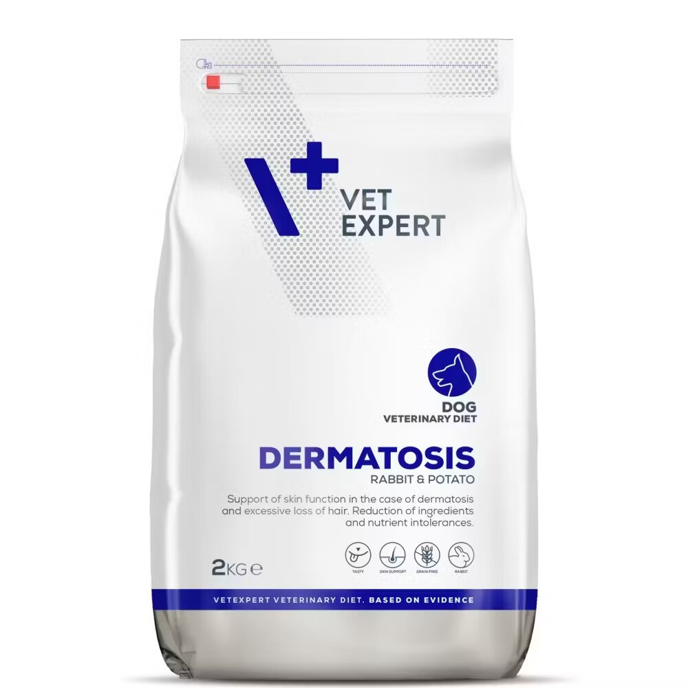 Vetexpert 4T Dieta Veterinara Dermatosis Dog Iepure & Cartofi 2 kg