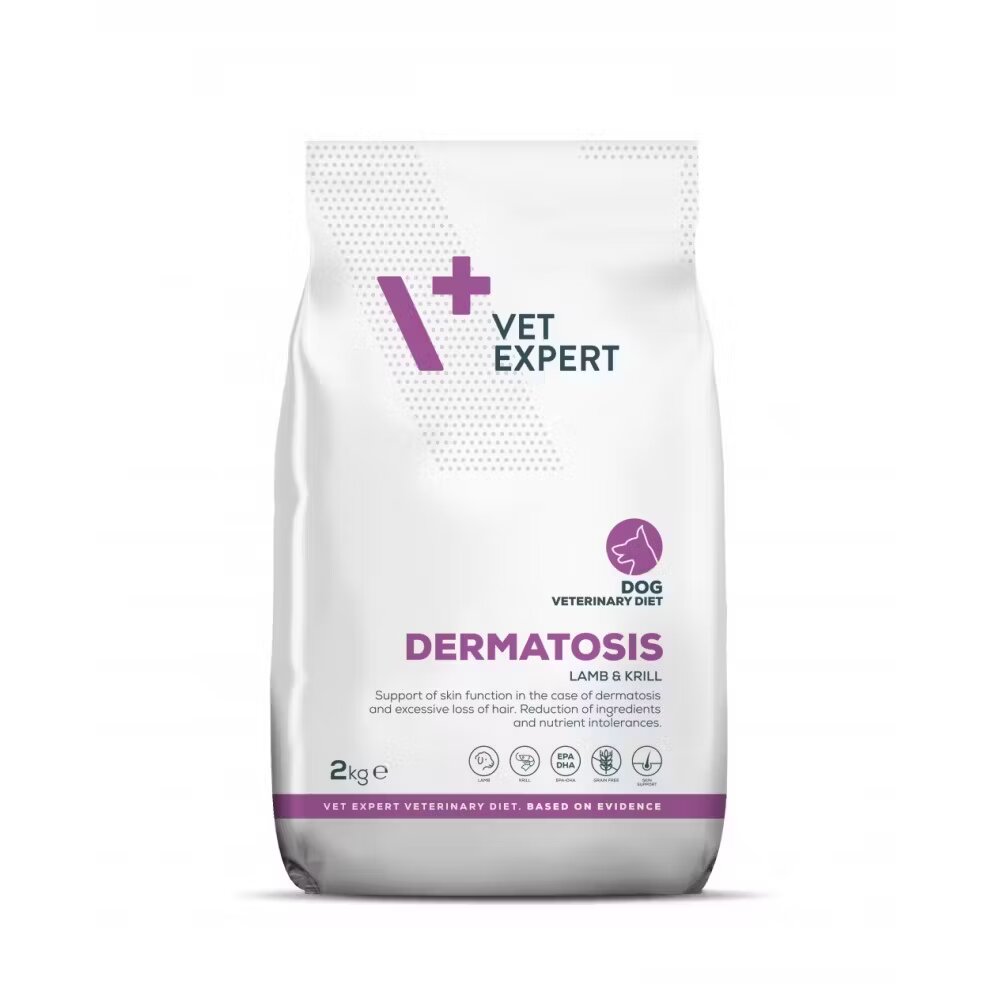 Vetexpert 4T Dieta Veterinara Dermatosis Dog Lamb & Krill 2 kg