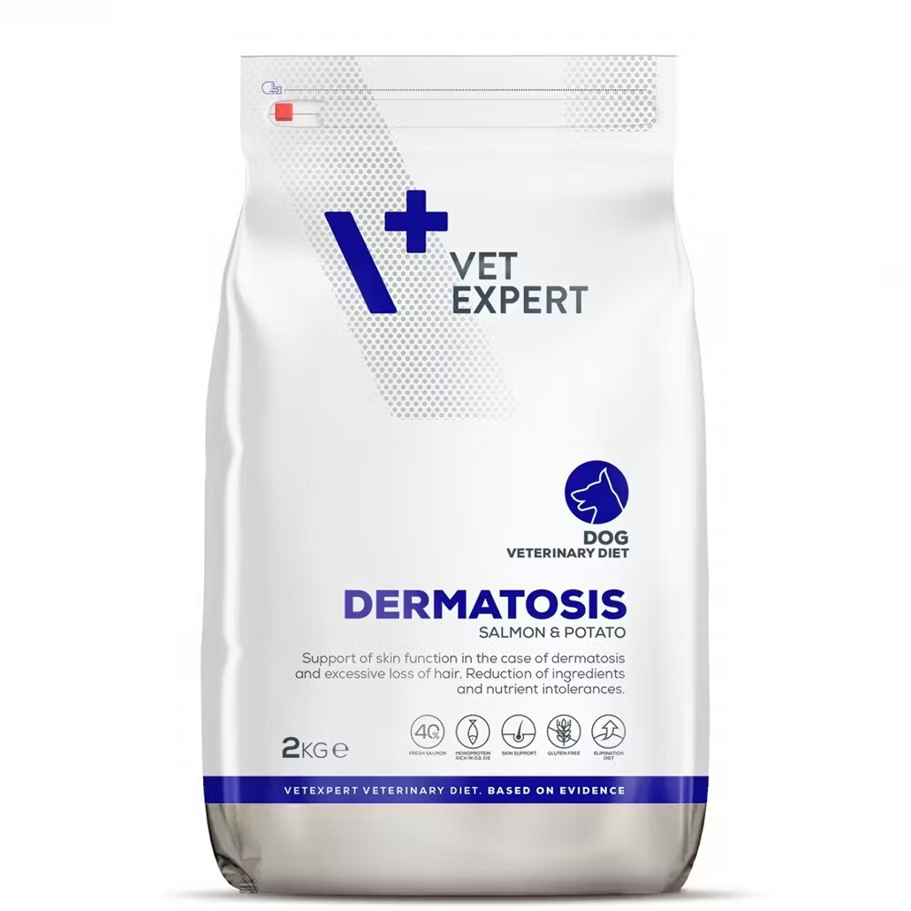 Vetexpert 4T Dieta Veterinara Dermatosis Dog Somon & Cartofi 2 kg