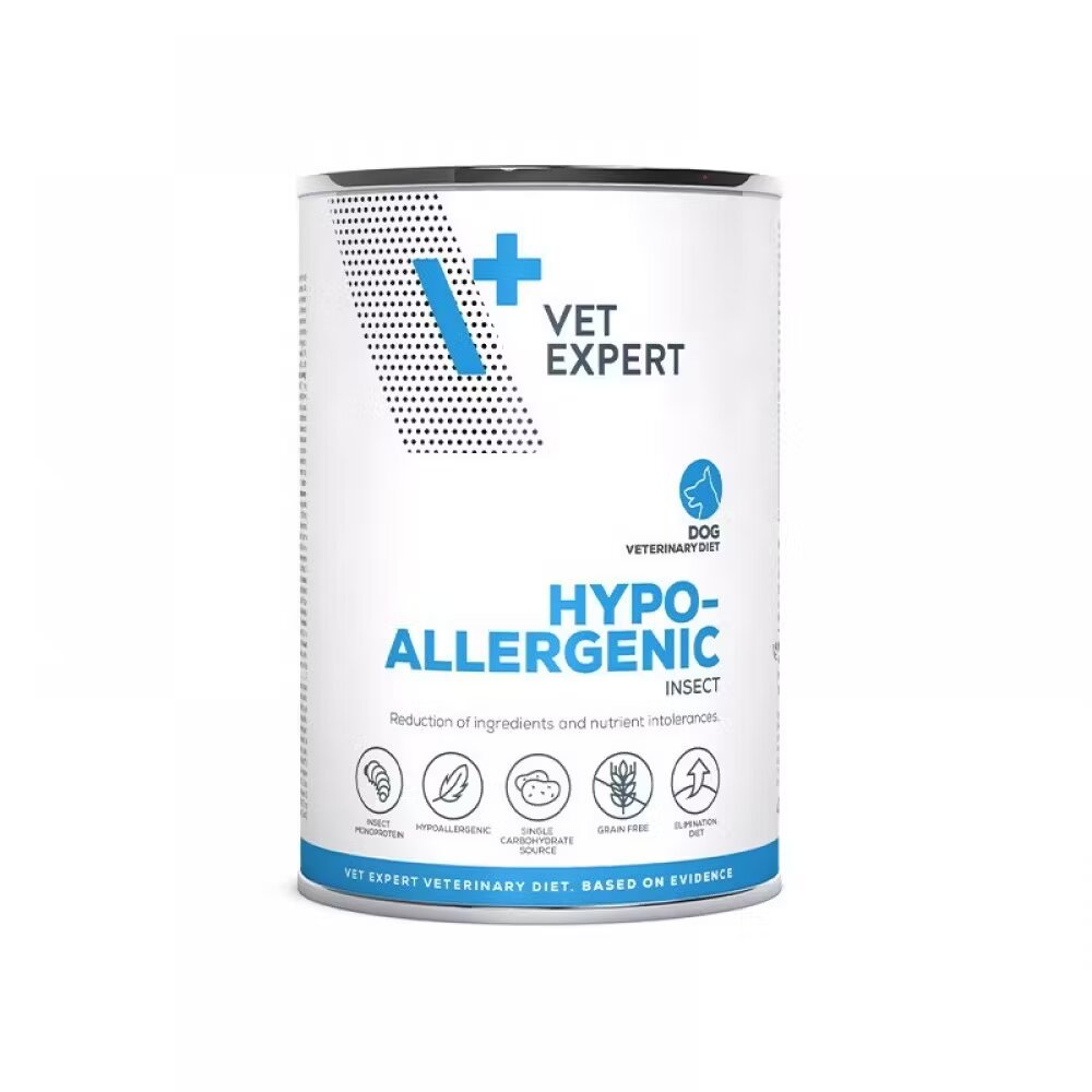 Vetexpert 4T Dieta Veterinara Hypoallergenic Dog Insect 375 g