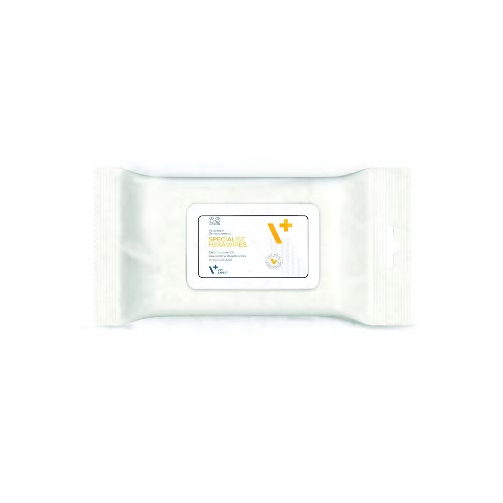 Vetexpert Specialist Hexawipes Servetele Umede 40 buc