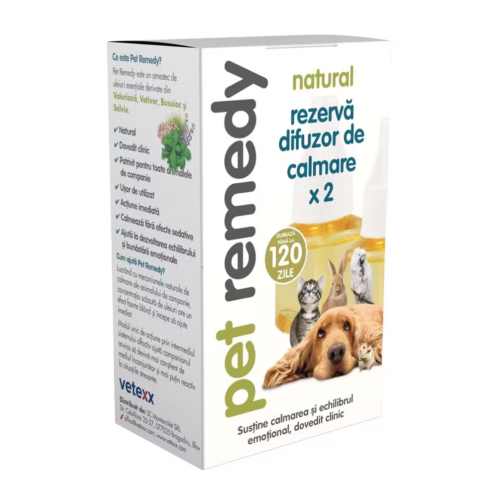 Vetexx PET REMEDY Plug Diffuser Refill 2 x 40 ml