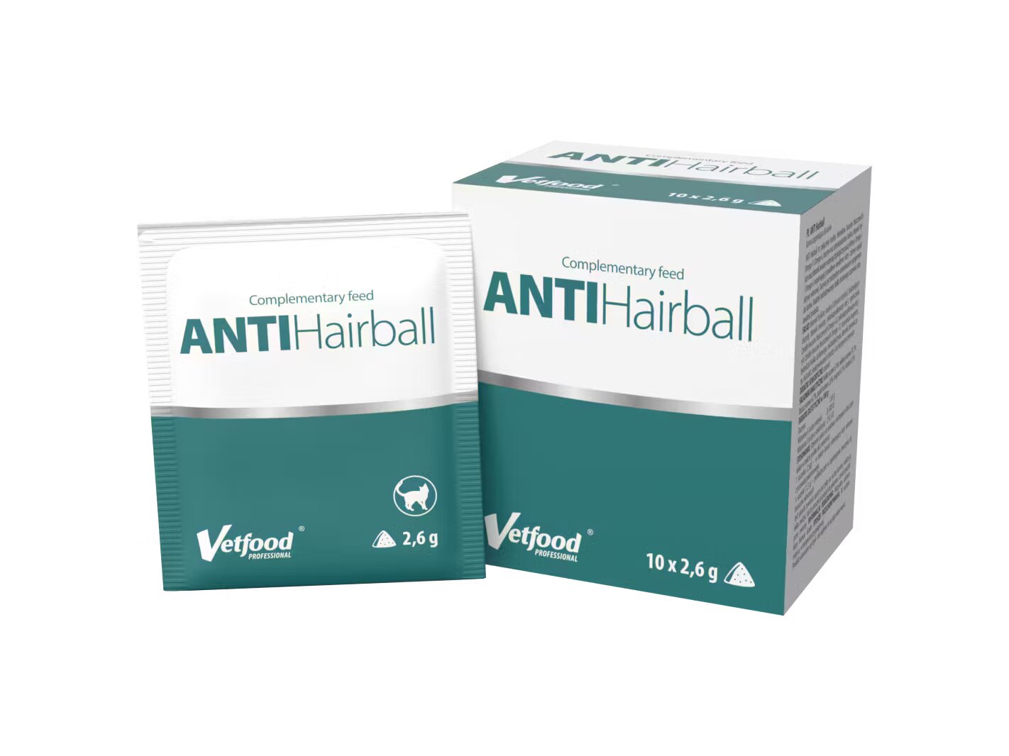 Vetfood Supliment gastrointestinal Anti Hairball 10 plicuri x 2.6 g