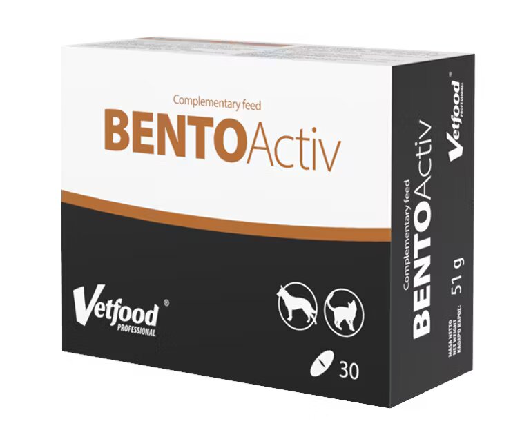 Vetfood Supliment gastrointestinal BentoActiv 30 tablete