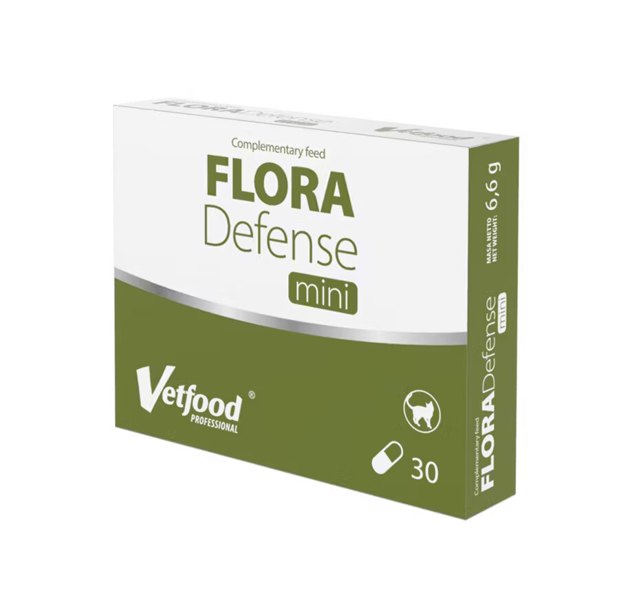 Vetfood Supliment gastrointestinal Flora Defense Mini 30 capsule
