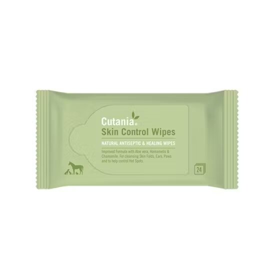 Vetnova Cutania Skin Control Wipes 24 buc