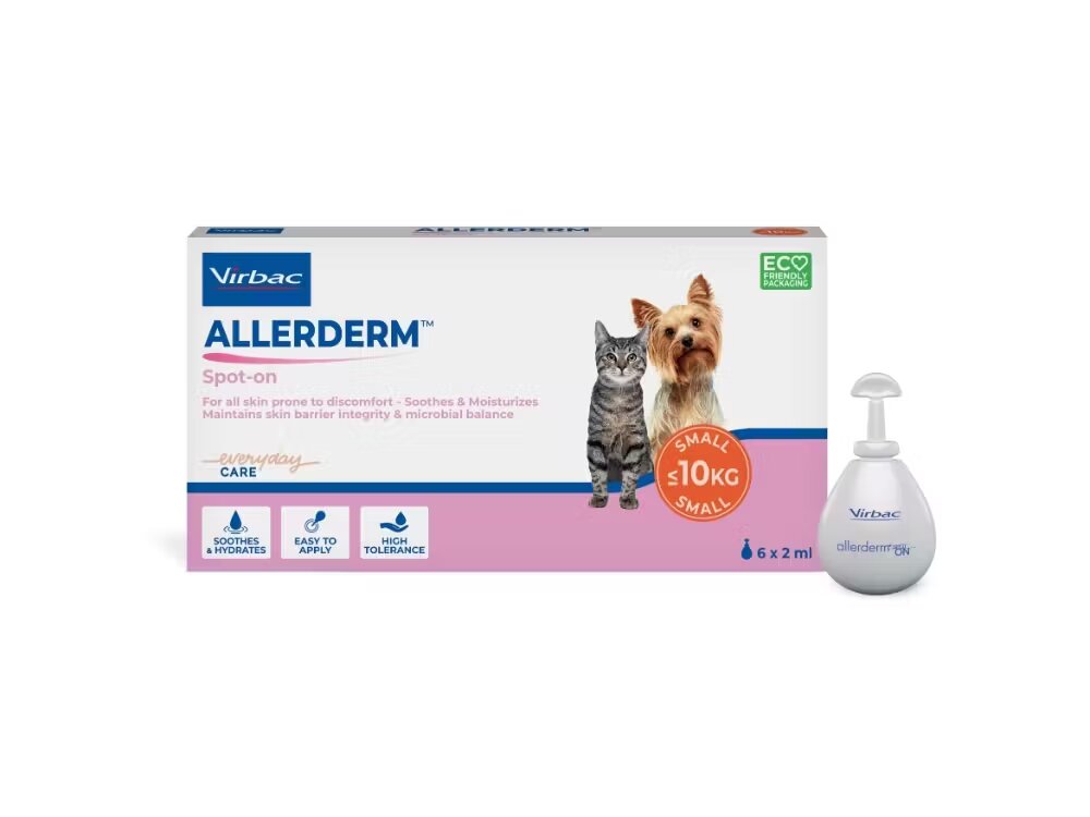 Virbac Allerderm Spot On 2 ml (sub 10 kg) 6 pipete