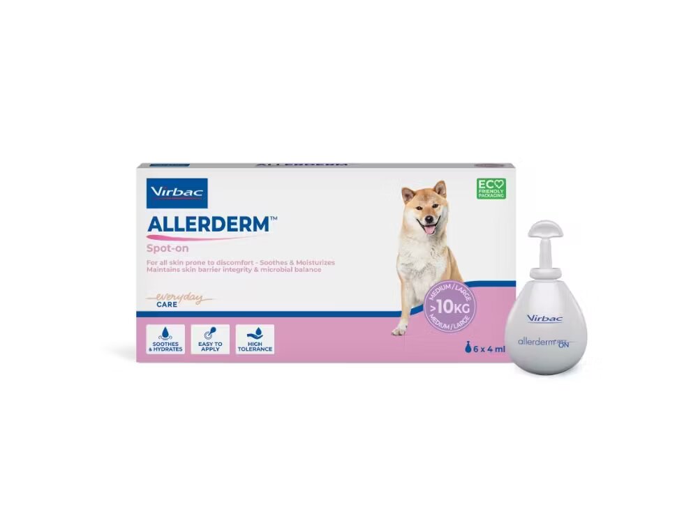 Virbac Allerderm Spot On 4 ml (peste 10 kg) 6 pipete