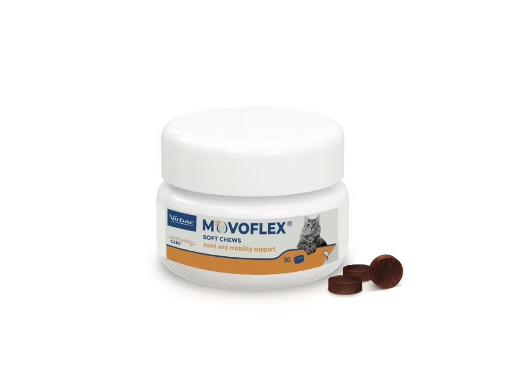 Virbac Suplimente condroprotectoare Movoflex Soft Chews Cat 30 comprimate masticabile moi