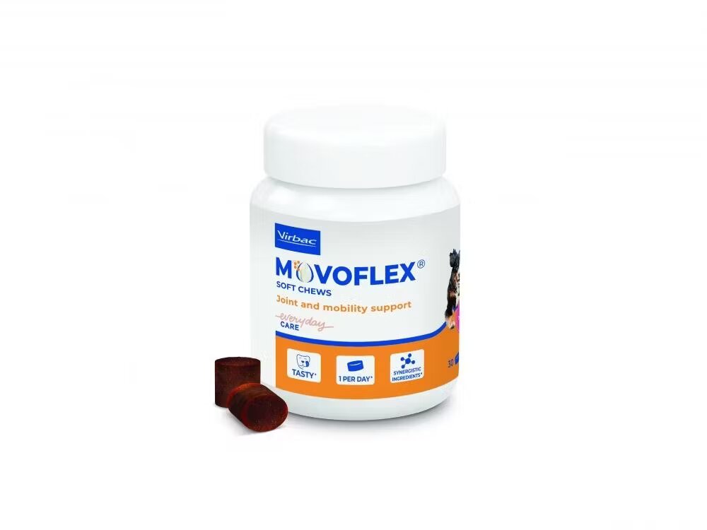 Virbac Suplimente condroprotectoare Movoflex Soft Chews L (peste 35 kg) 30 comprimate masticabile moi