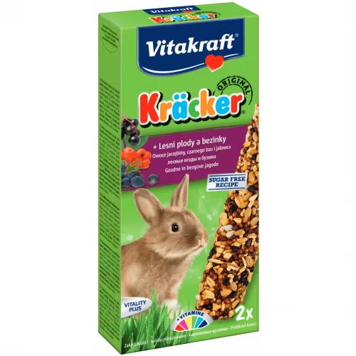Vitakraft Batoane Iepuri cu Fructe si Soc 112 g