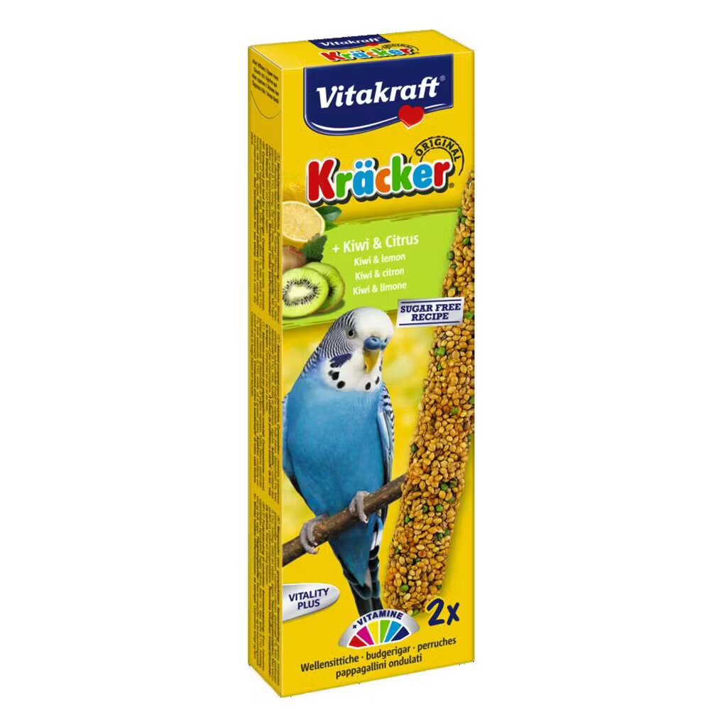 Vitakraft Baton pentru perusi Kracker Kiwi & Lemon 60 g