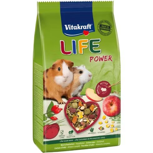 Vitakraft Hrana Completa Porcusori de Guineea Life Power 600 g