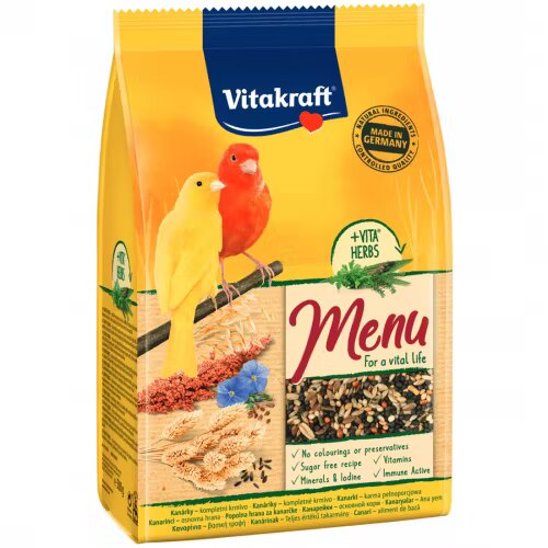 Vitakraft Hrana pentru canari Premium Menu 500 g