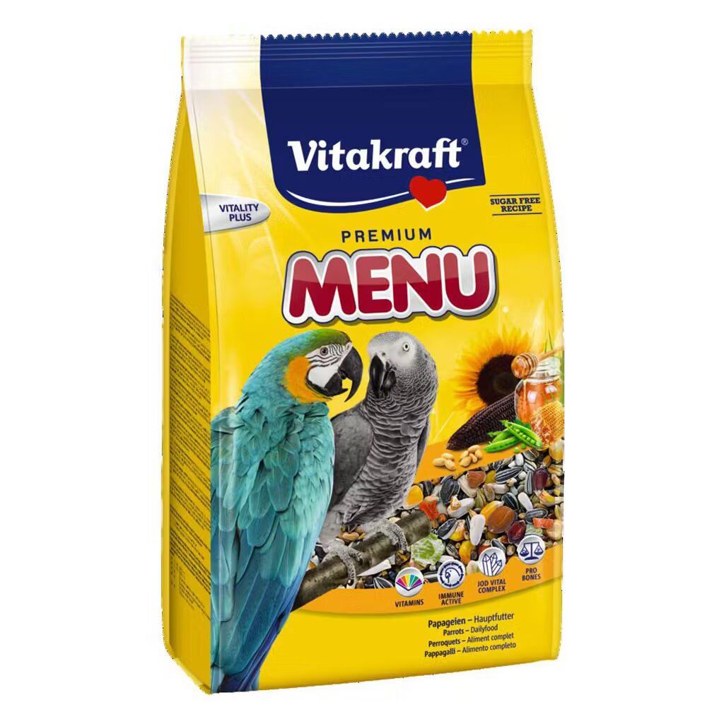 Vitakraft Hrana pentru papagali Premium Menu 1 kg
