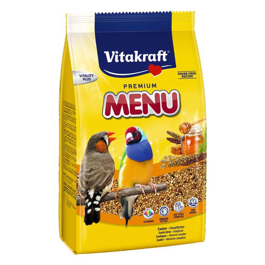 Vitakraft Hrana pentru pasari exotice Premium Menu 500 g
