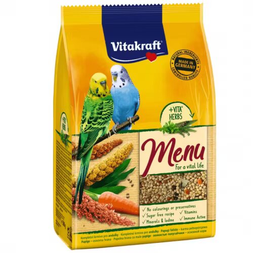 Vitakraft Hrana pentru perusi Premium Meniu 500 g