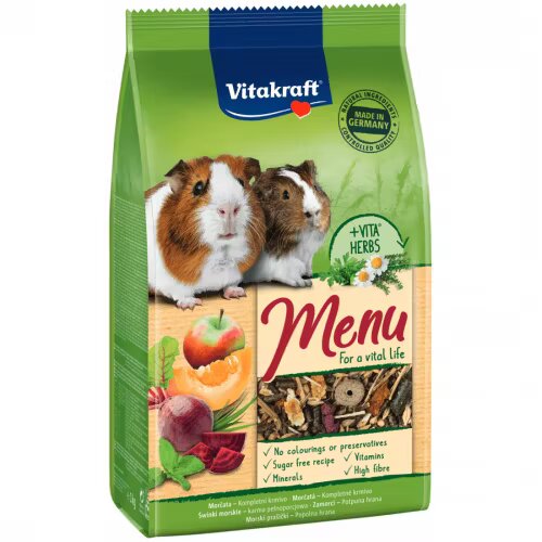 Vitakraft Hrana pentru porcusori de Guineea Premium Menu 1 kg