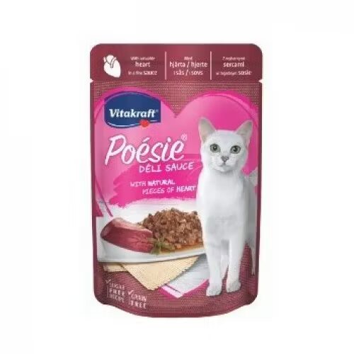 Vitakraft Hrana umeda pisici Plic Poesie Inima in Sos 85 g