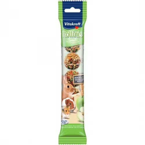 Vitakraft Recompensa pentru rozatoare Rollinis Mere 40 g