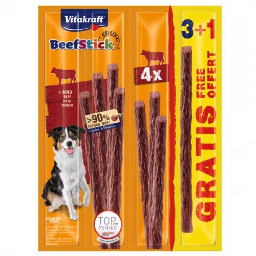 Vitakraft Recompense Caini BeefStick Vita 3+1 PROMO 48 g