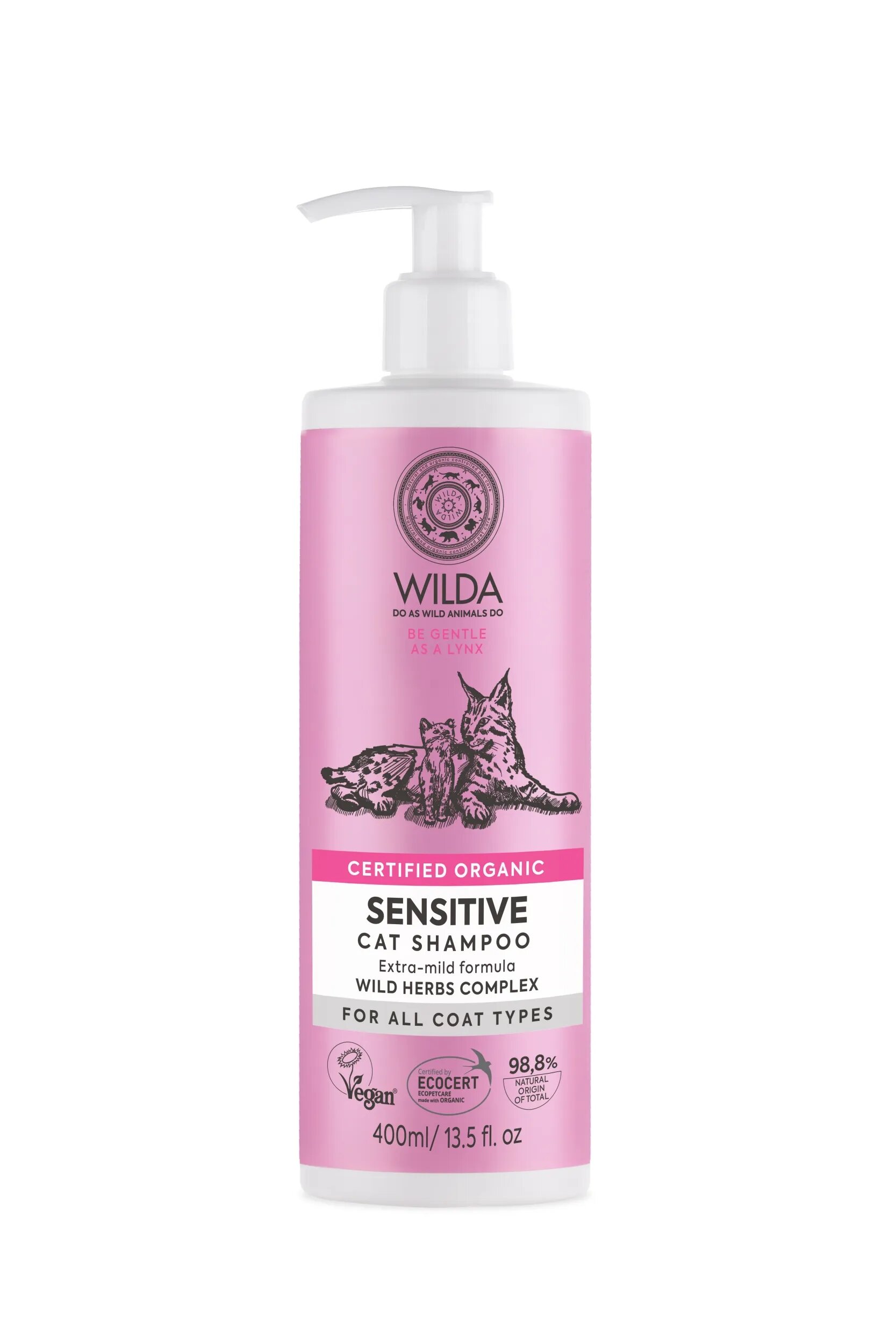 Wilda Siberica Sampon Wilda Cat Sensitive 400 ml