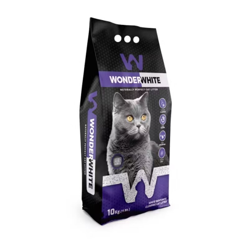 WonderWhite Asternut Pisica 10 kg cu aroma de Lavanda