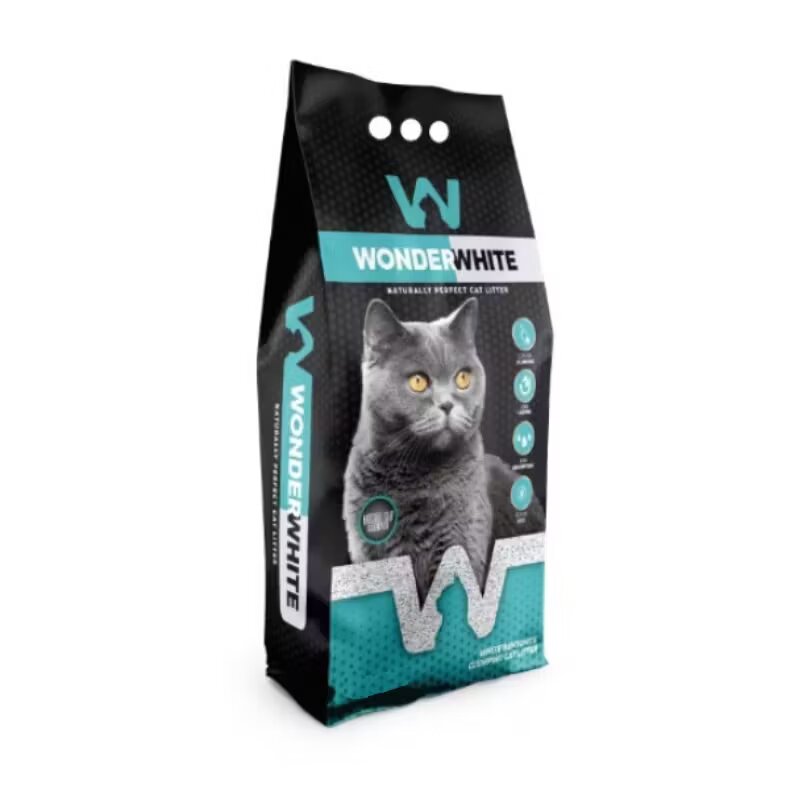 WonderWhite Asternut Pisica 5 kg cu aroma de Sapun de Marsilia