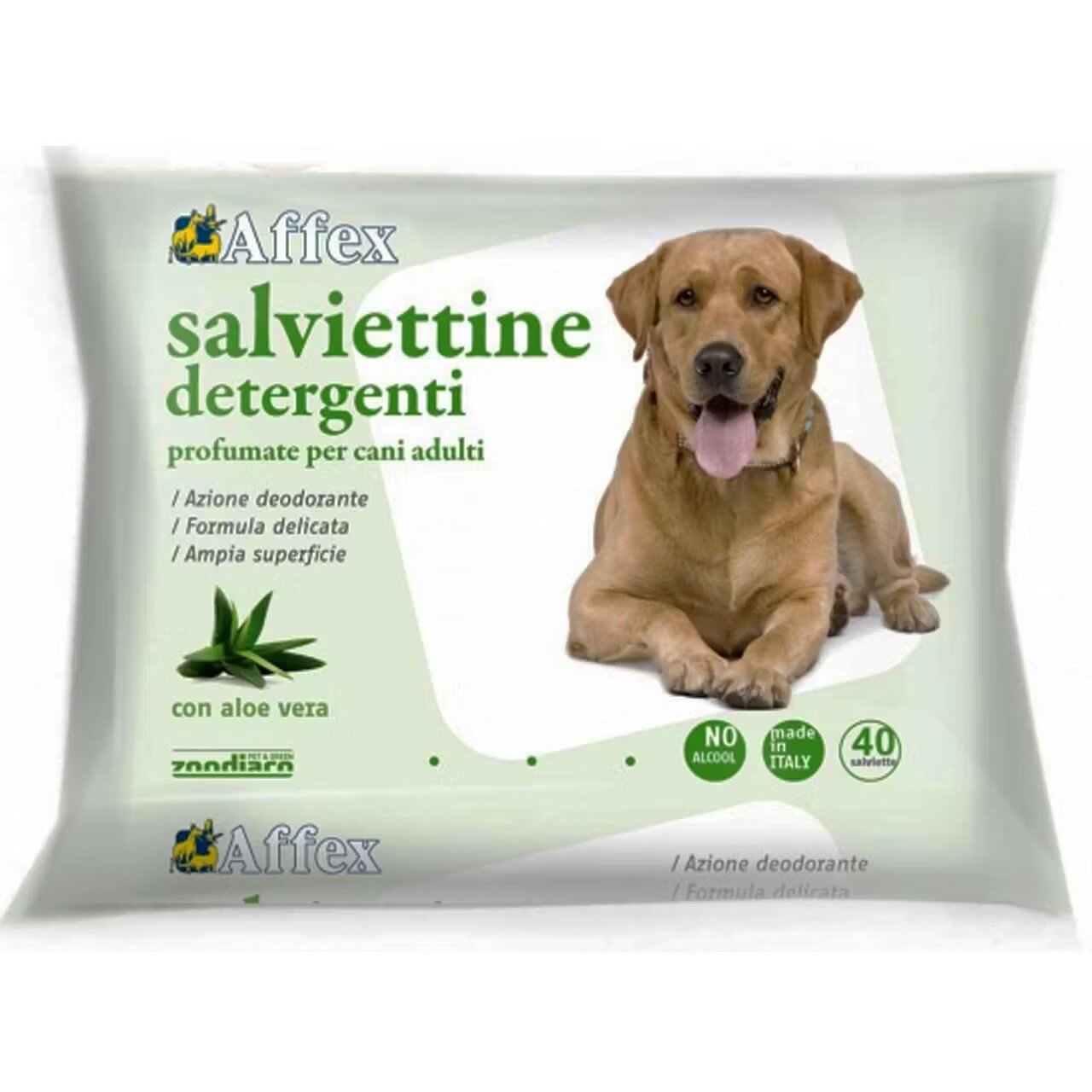 Zoodiaco SERVETELE UMEDE PENTRU CAINI AFFEX ALOE VERA